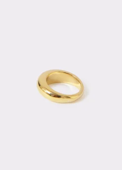 Anillo volumen dorado