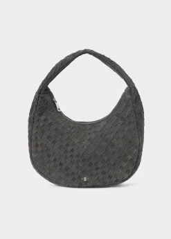 Bolso hombro piel trenzado