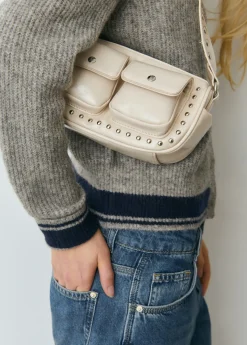 Bolso hombro solapa con bolsillos