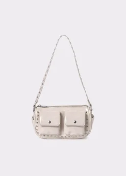 Bolso hombro solapa con bolsillos