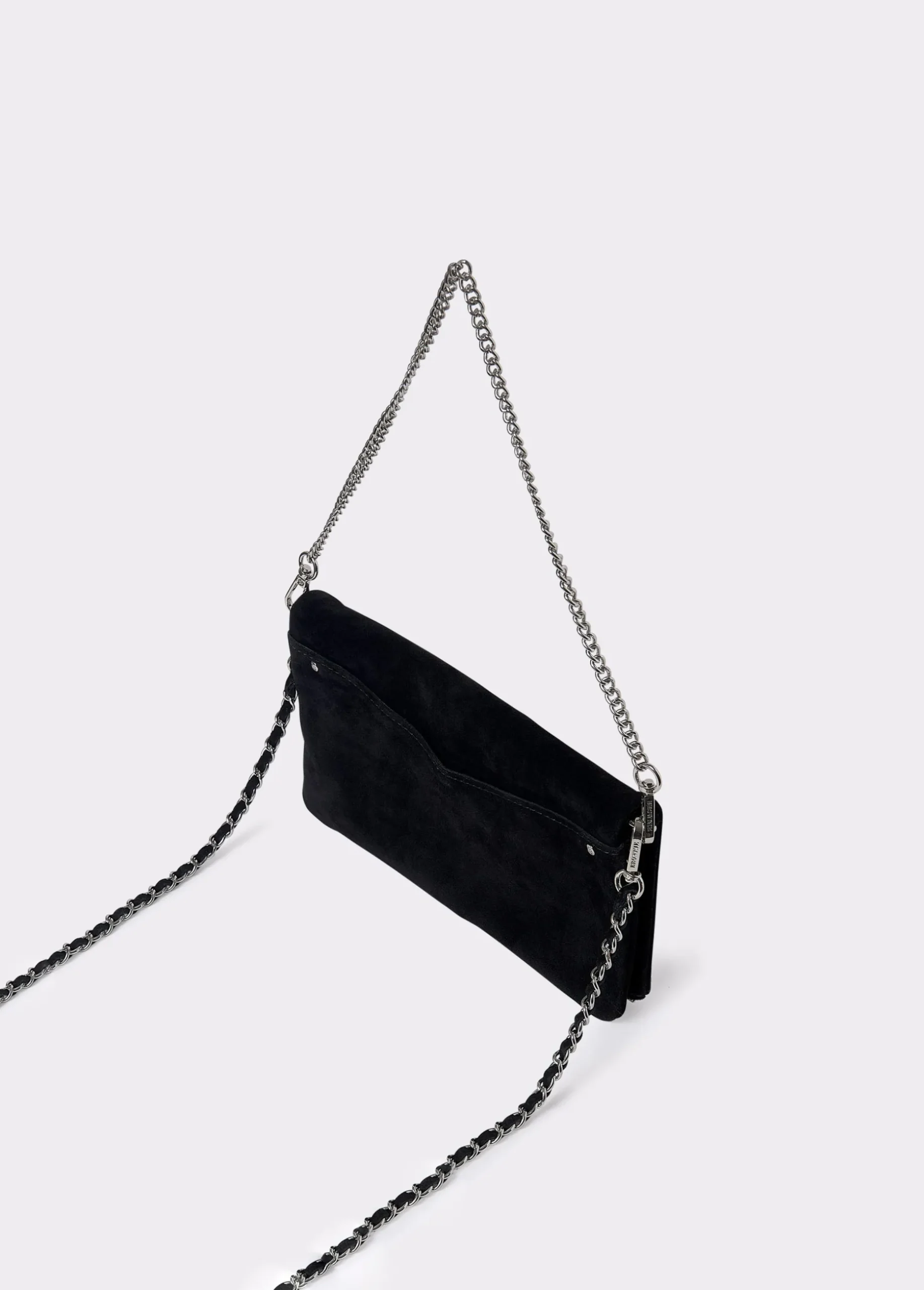 Bolso piel solapa estrellas