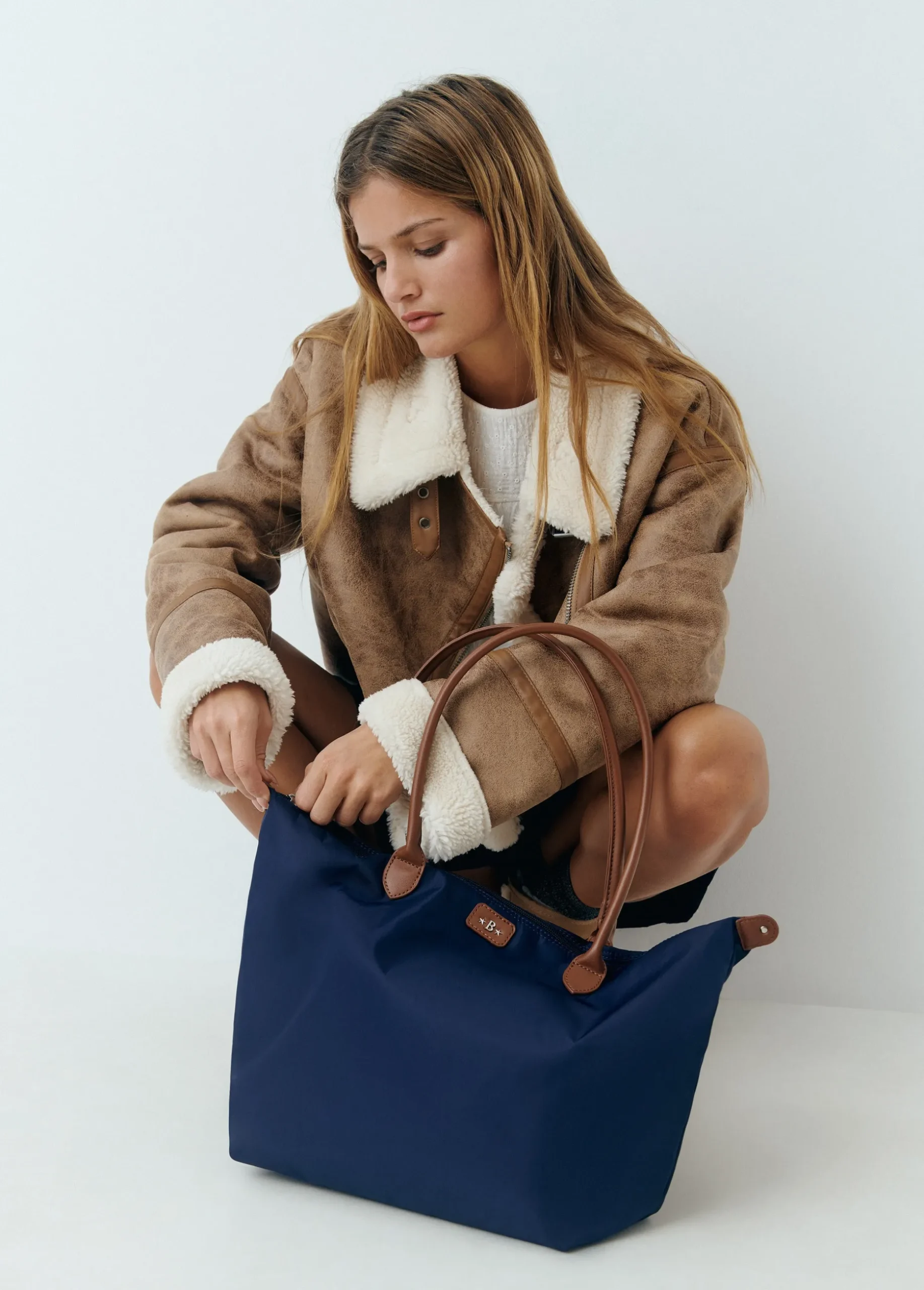 Bolso shopper nylon