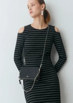 Bolso solapa bolitas