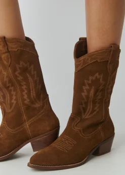 Bota piel cowboy