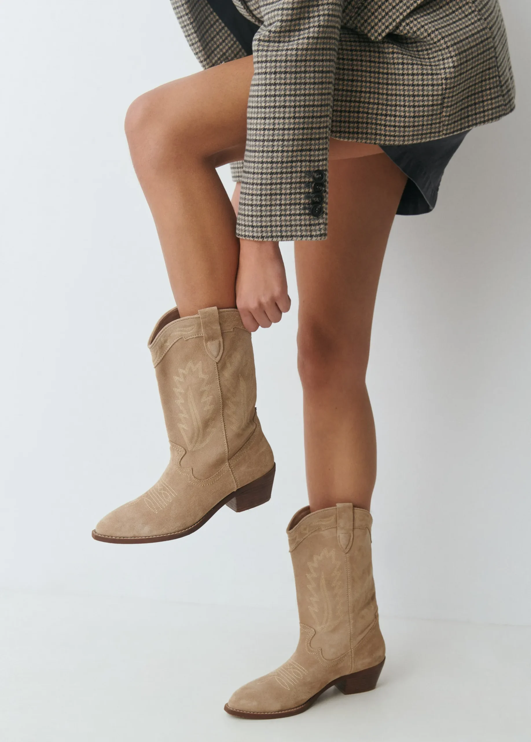 Bota piel cowboy