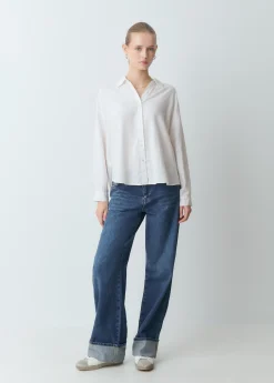 Camisa básica lisa