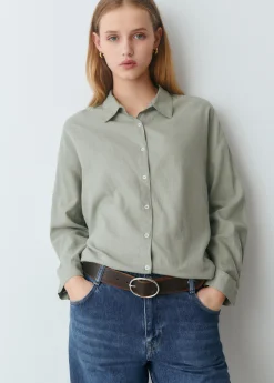 Camisa básica lisa