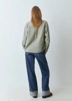 Camisa básica lisa