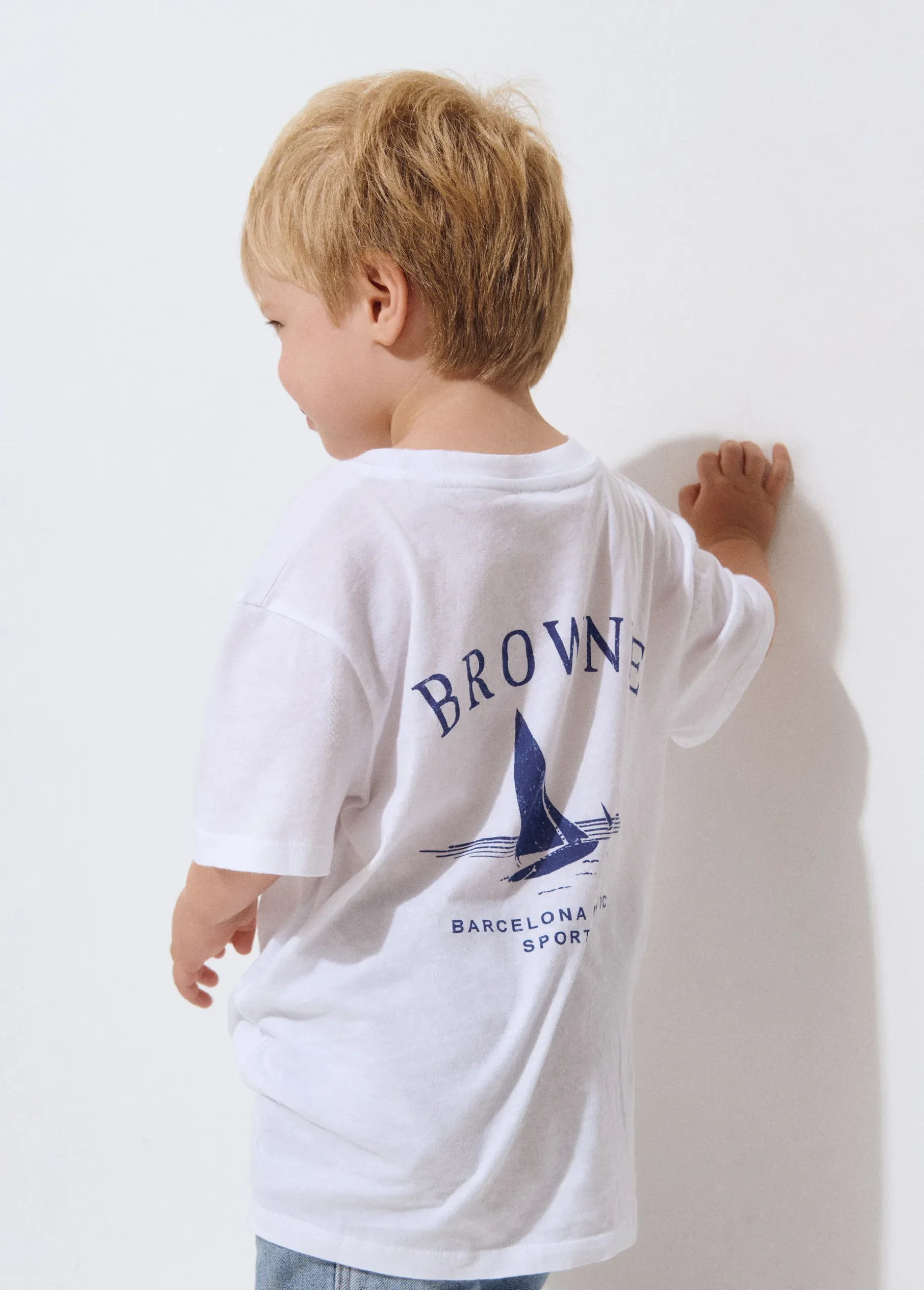 Camiseta algodón bordada kids