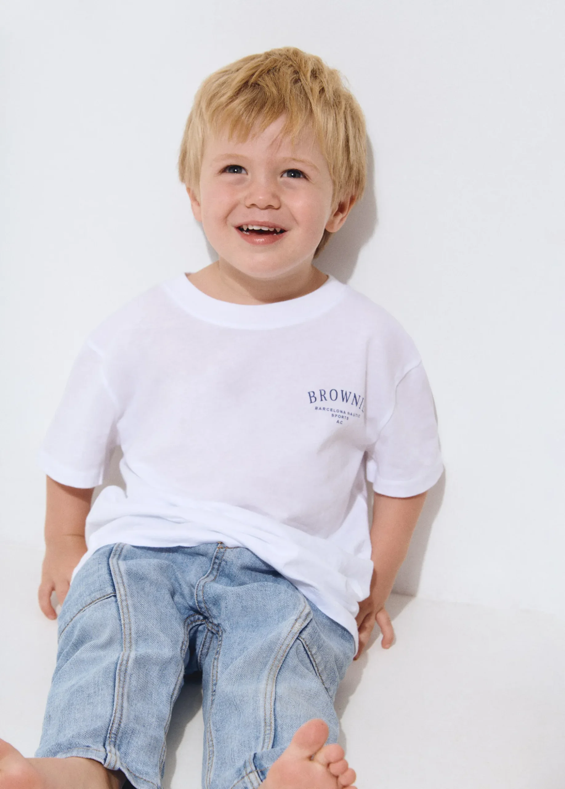 Camiseta algodón bordada kids