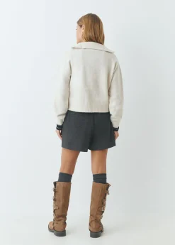 Cardigan cremallera