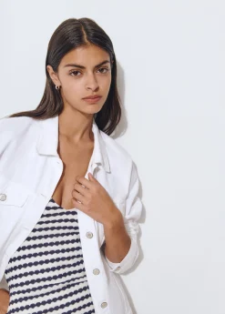Chaqueta tejana oversize