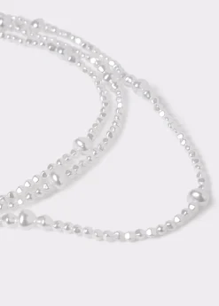 Collar múltiple perlas