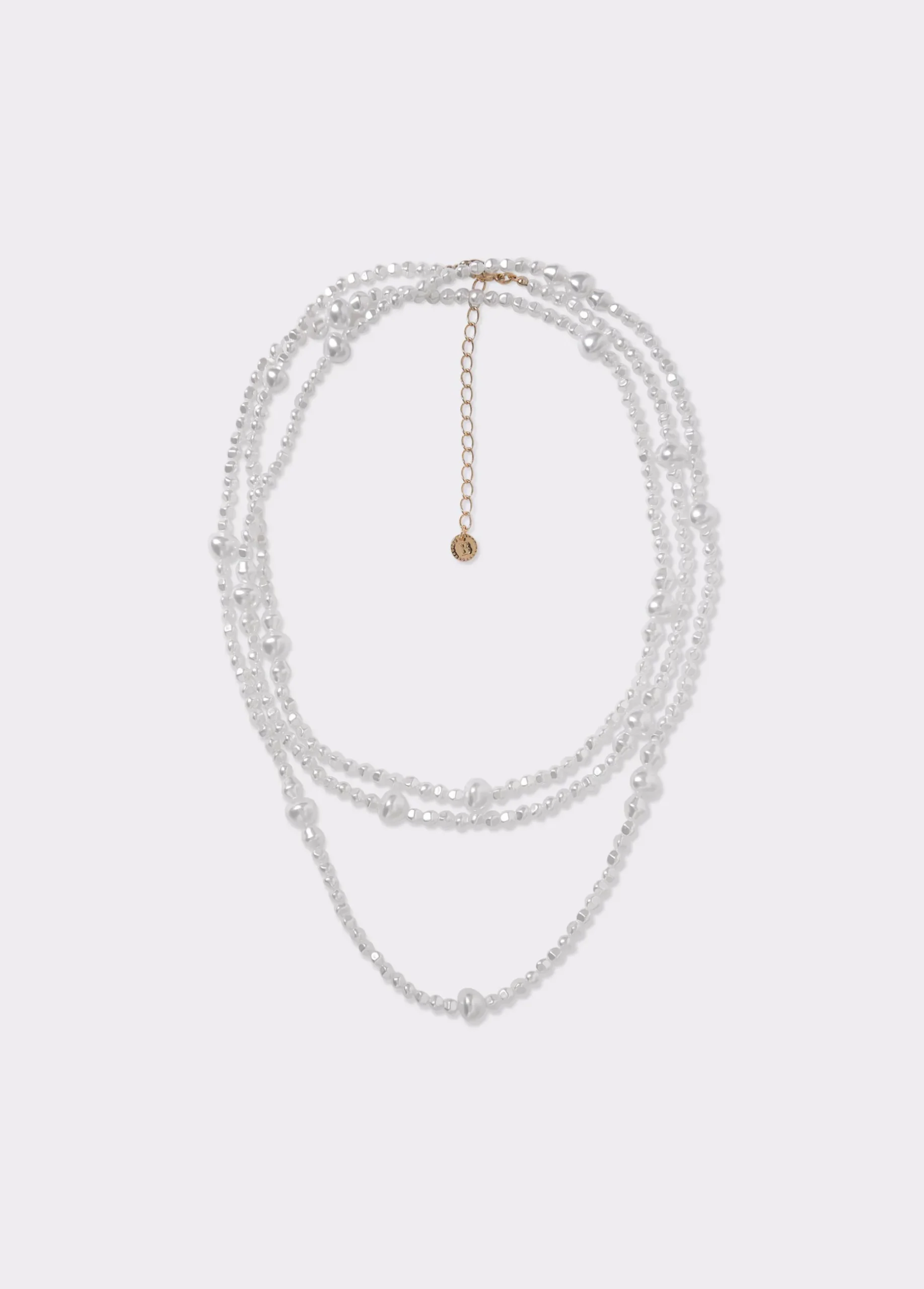 Collar múltiple perlas
