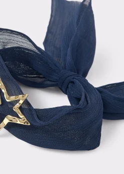 Collar organza estrella