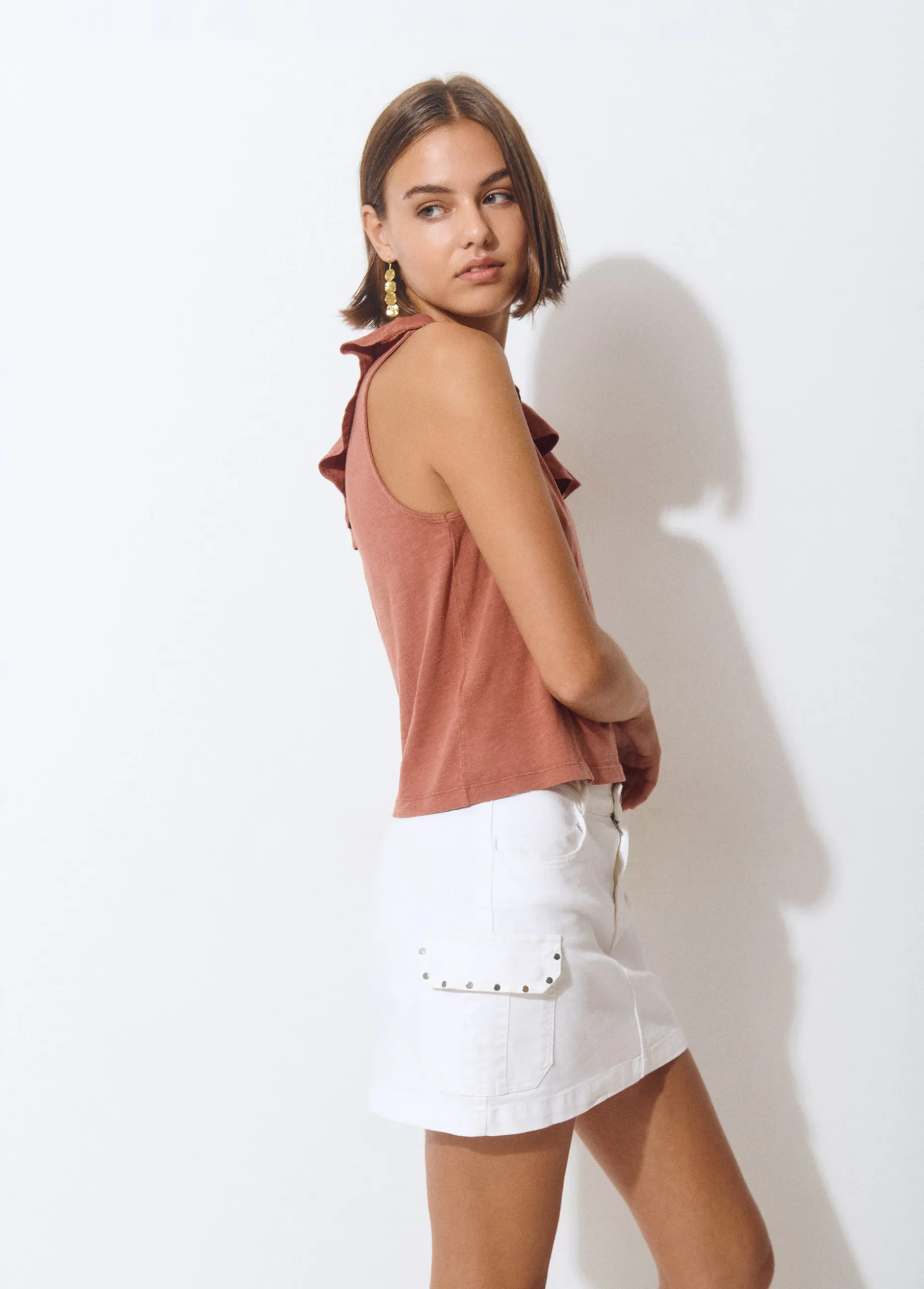 Falda bolsillos cargo