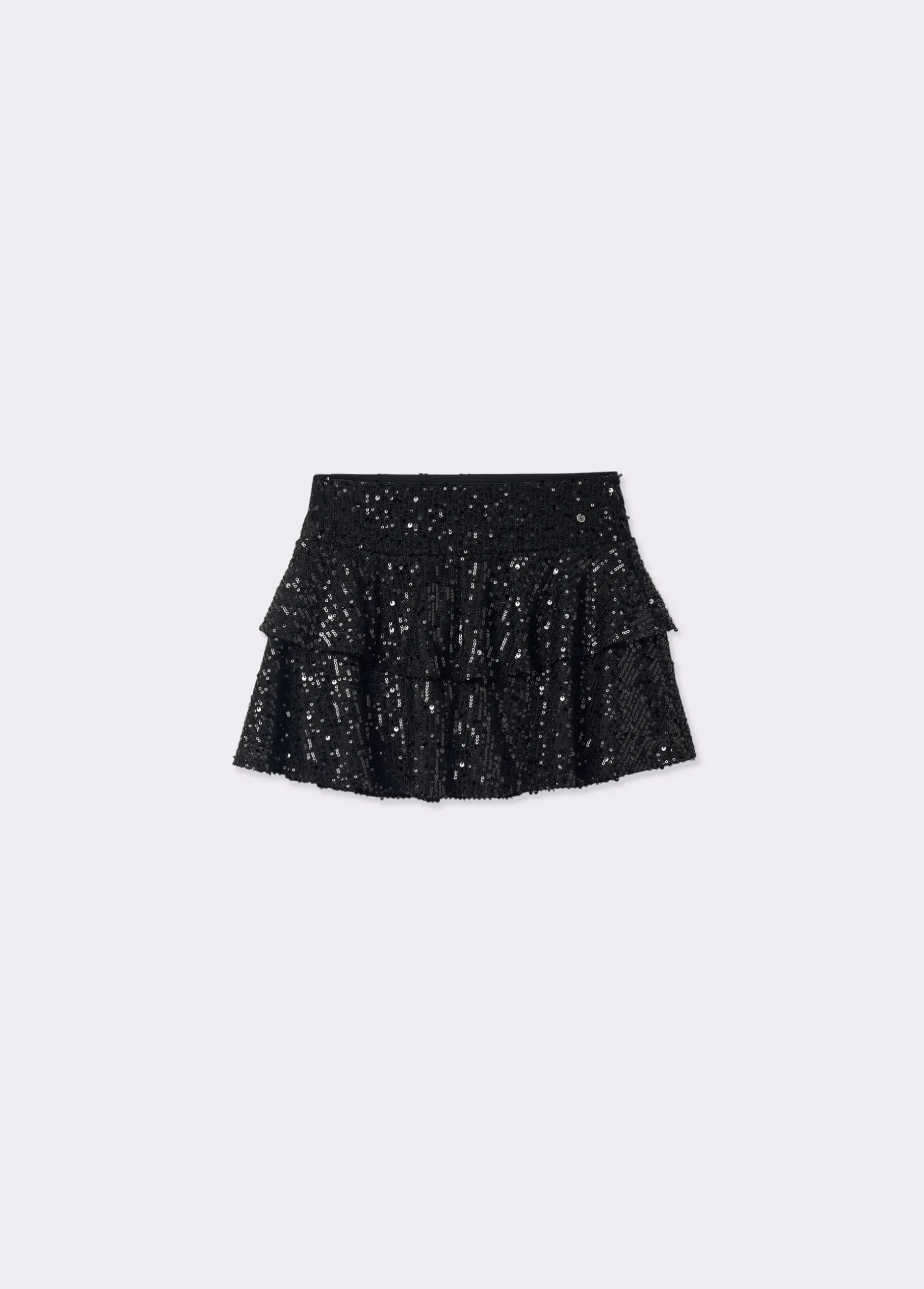 Falda lentejuelas negras