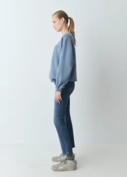 Jeans flare cropped