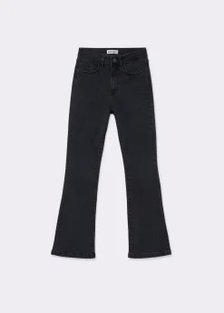 Jeans flare cropped brillantes