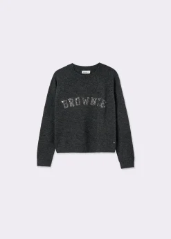 Jersey brownie lentejuelas