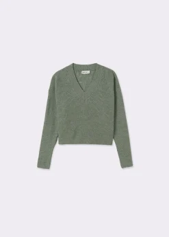 Jersey cuello pico básico