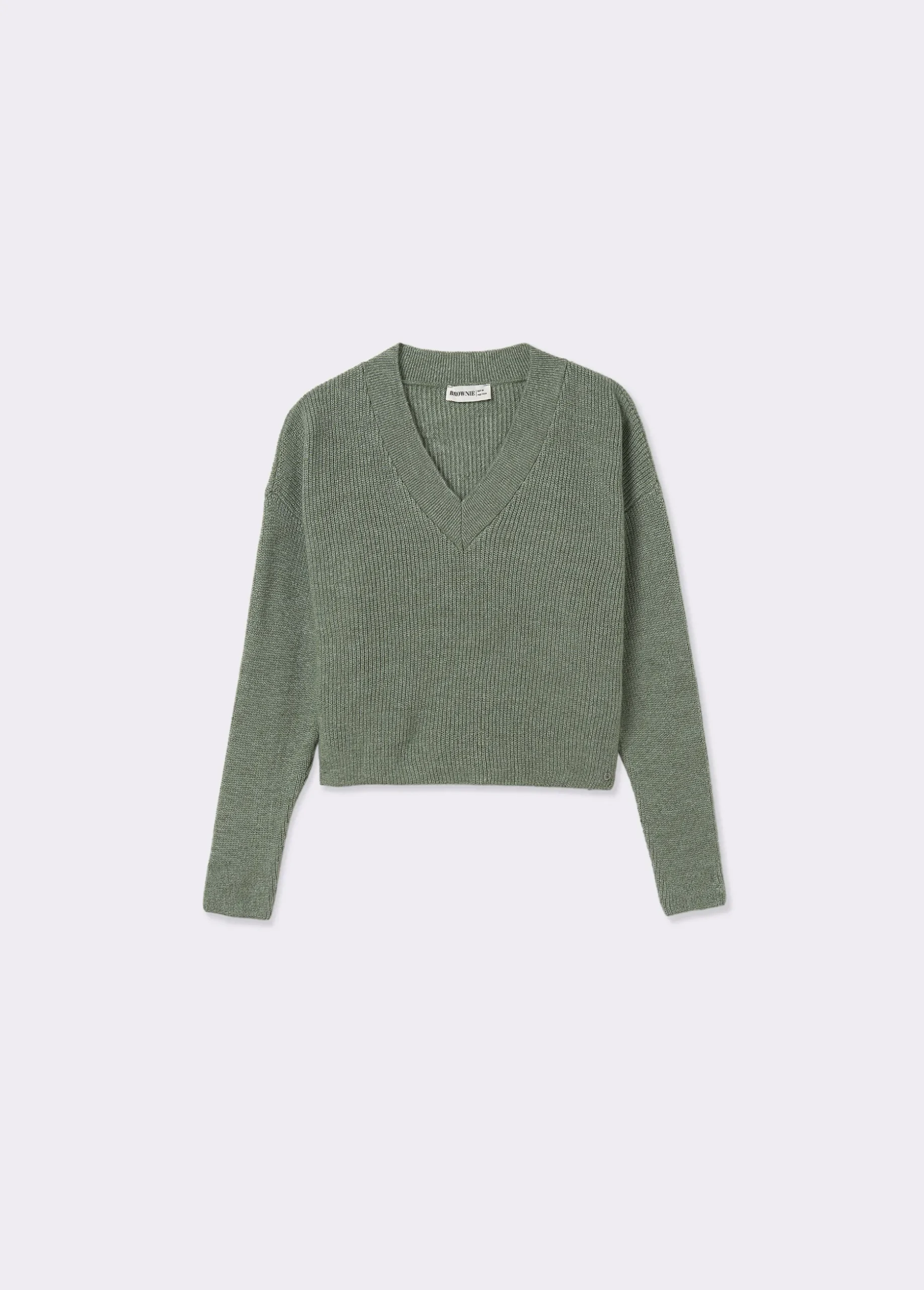 Jersey cuello pico básico