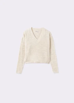 Jersey cuello pico básico