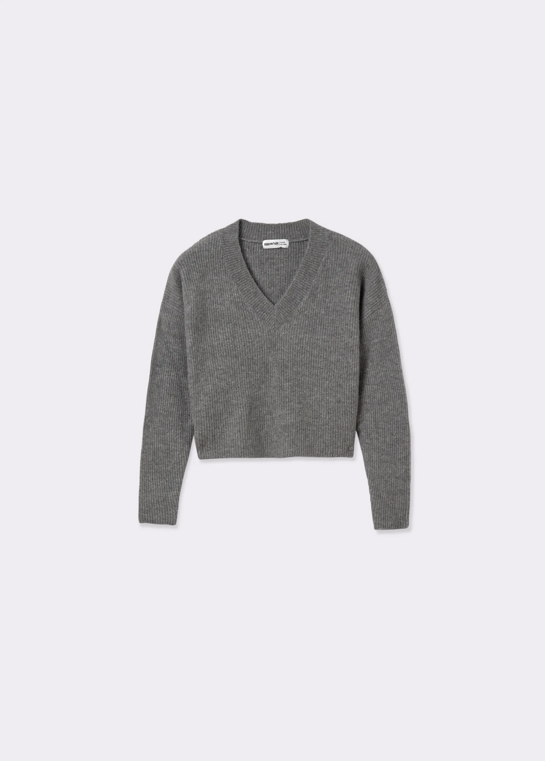 Jersey cuello pico básico