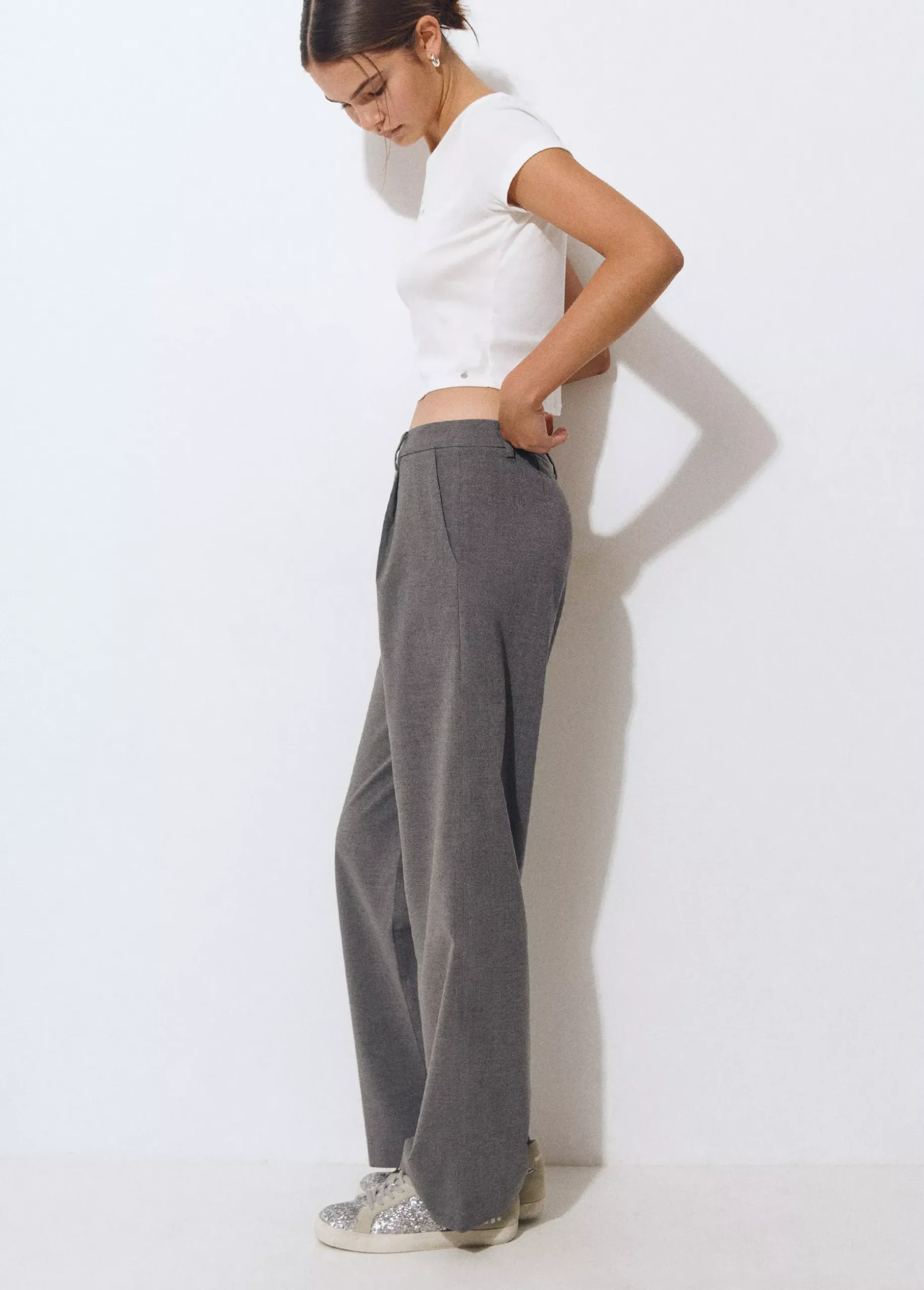 Pantalón ancho sastre