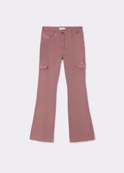 Pantalón campana cargo