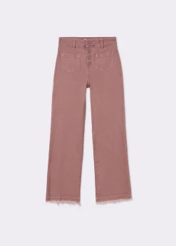 Pantalón culotte botones frontales