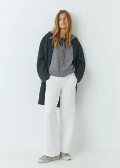 Pantalón culotte con bolsillos frontales
