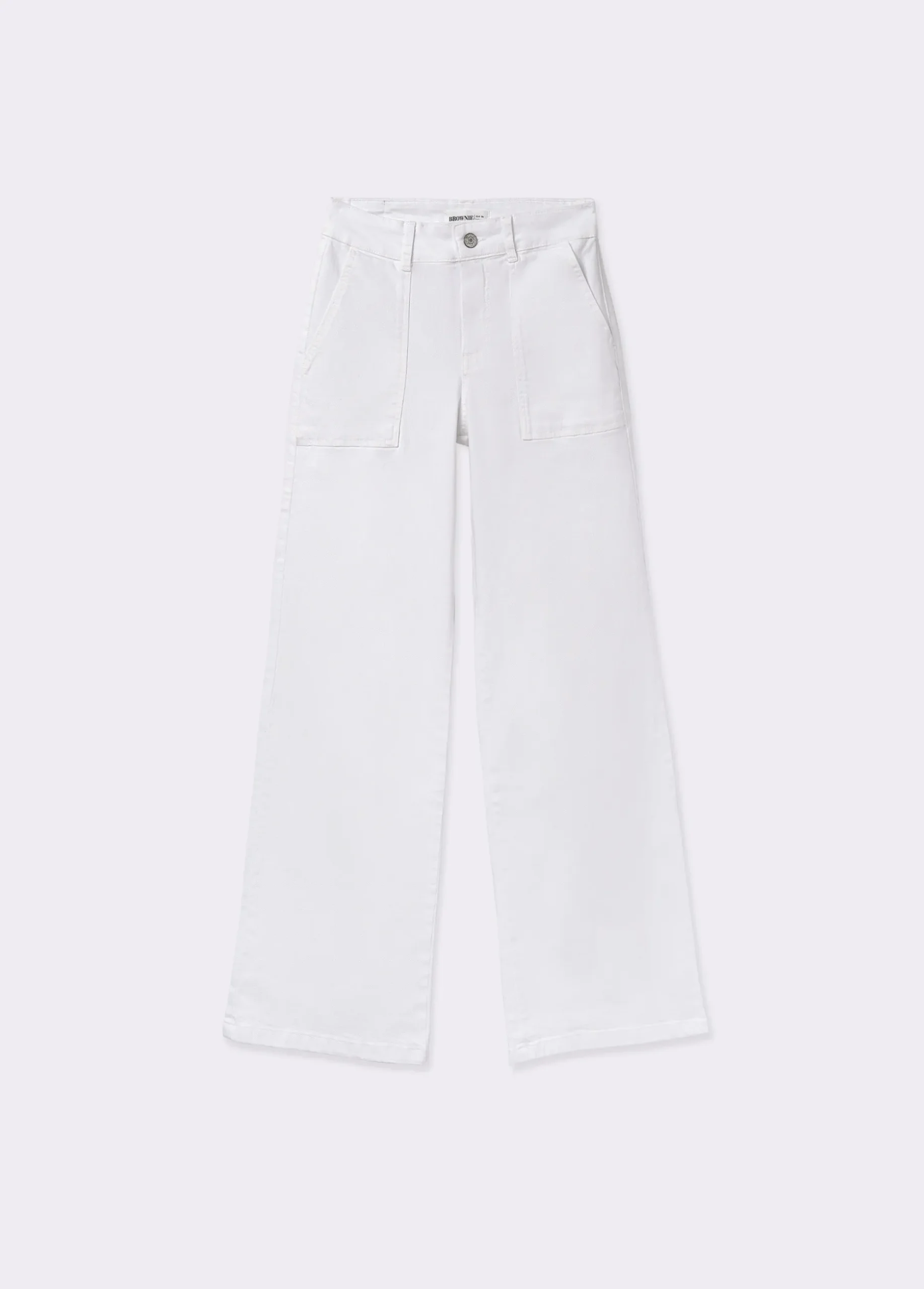 Pantalón culotte con bolsillos frontales
