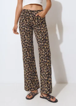 Pantalón estampado animal