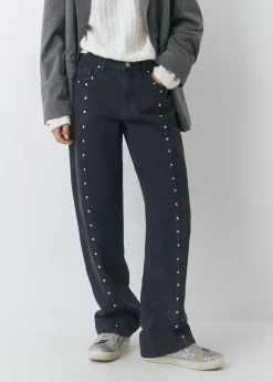 Pantalón tachas estrellas