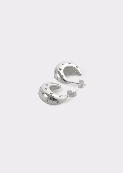 Pendientes aro incrustaciones