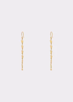 Pendientes largos estrellas degradado