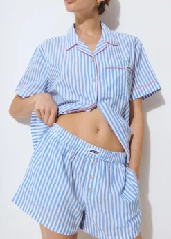 Pijama corto rayas