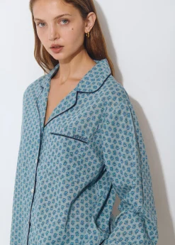 Pijama largo estampado