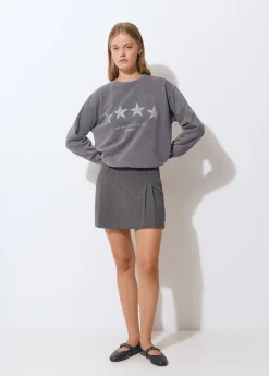 Sudadera print estrellas