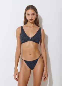Sujetador flocado animal print