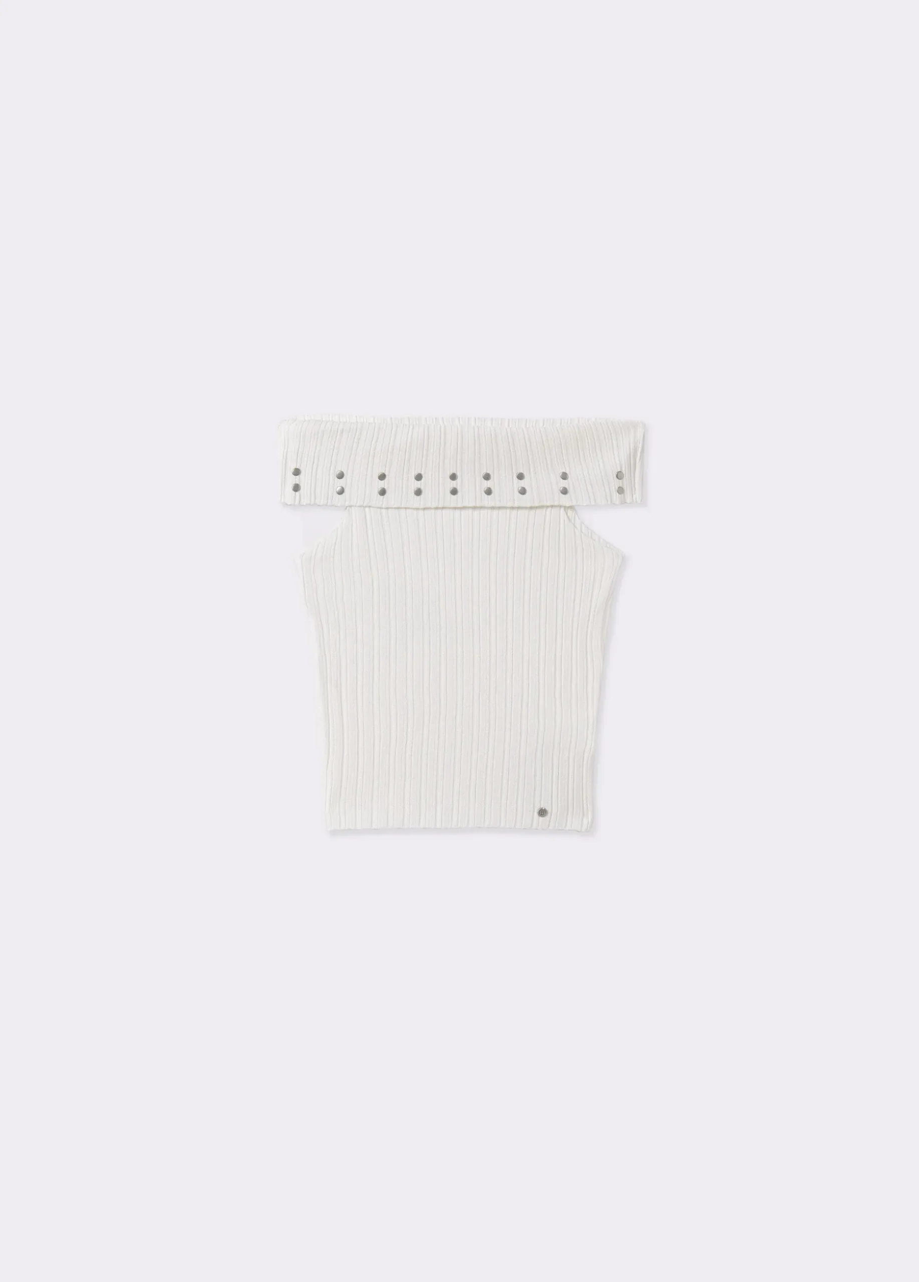Top bardot tachas