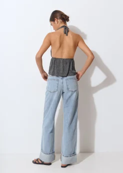 Top halter cortina