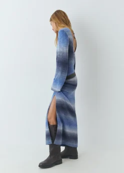 Vestido space dyed