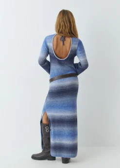 Vestido space dyed